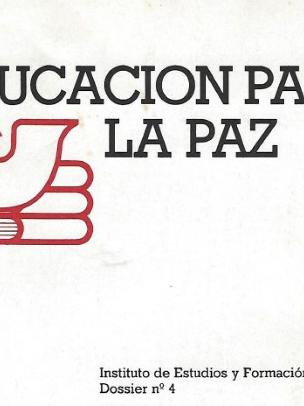 Educación para la paz: textos y experiencias 