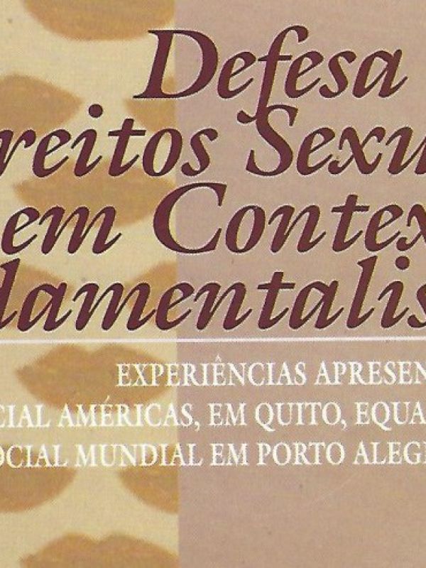 Defesa dos direitos sexuais em contextos fundamentalistas 