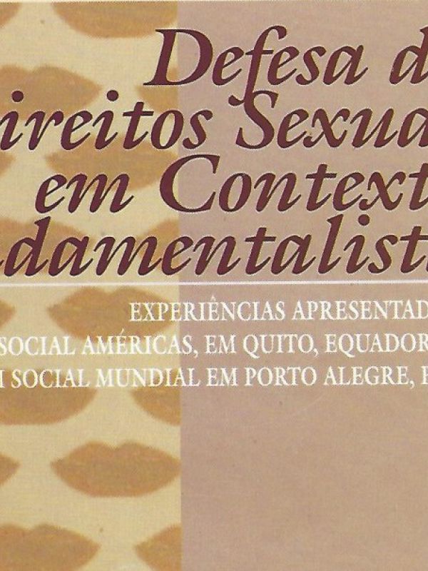 Defesa dos direitos sexuais em contextos fundamentalistas 