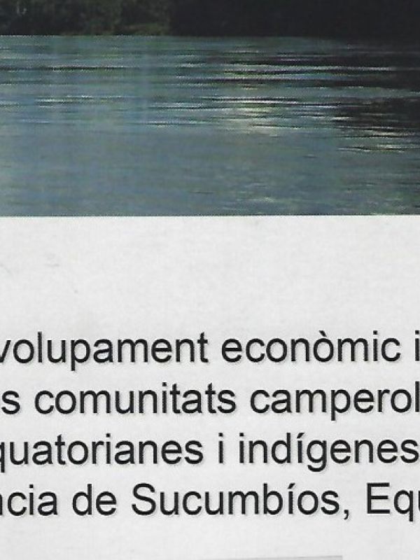Desenvolupament econòmic i social a les comunitats camperoles, afroequatorianes i indígenes de Sucum