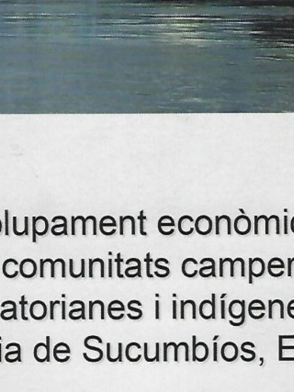 Desenvolupament econòmic i social a les comunitats camperoles, afroequatorianes i indígenes de Sucum