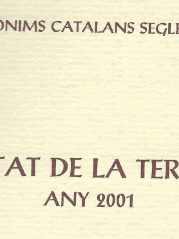 Estat de la terra : any 2001 