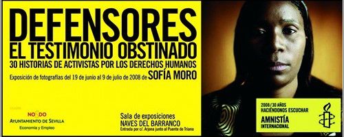 Defensores : el testimonio obstinado : 30 historias de activistas por los derechos humanos