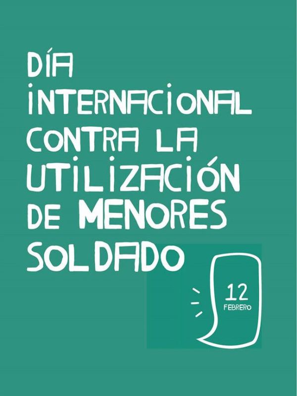 Dia internacional contra la utilitzación de menores soldado