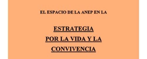 Estrategia por la vida y la convivencia