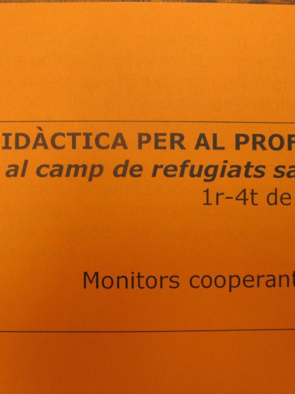 La vida al camp de refugiats sahrauís -primer a quart de primària