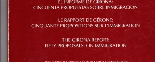 L'Informe de Girona : cinquanta propostes sobre immigració / Comissió d'Associacions i organitzacion