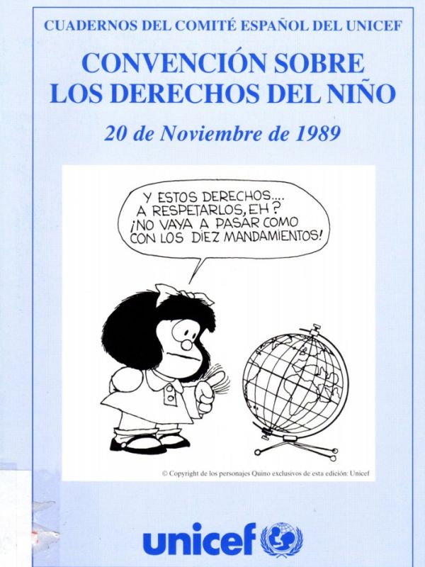 Convención sobre los derechos del niño : 20 de noviembre de 1989