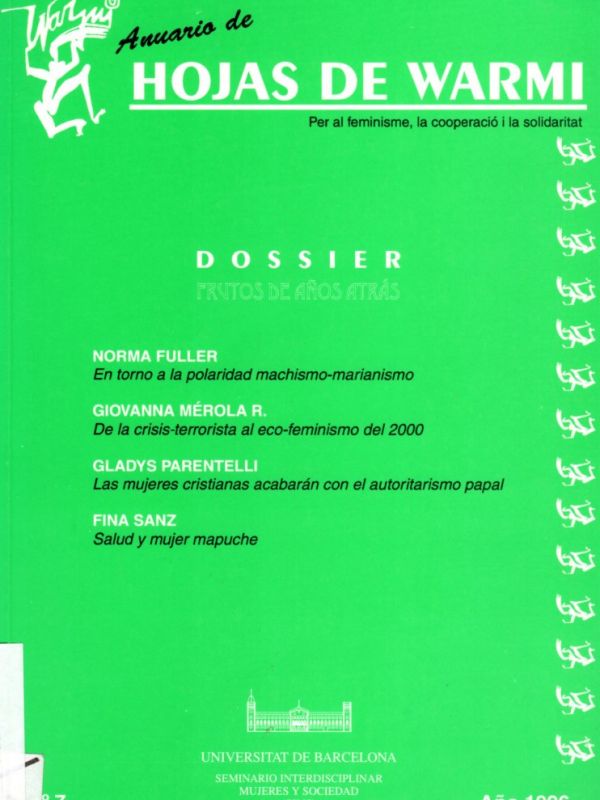 Anuario de hojas de Warmi : per al feminisme, la cooperació i la solidaritat