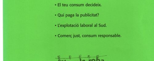 La Teva roba i els països del sud : unitat didàctica per a batxillerat : guia del professorat i fitx