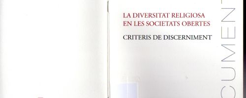 La Diversitat religiosa en les societats obertes : criteris de discerniment