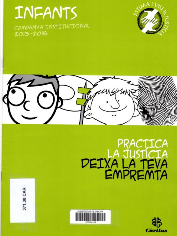 Practica la justícia. Deixa la teva empremta_Infants