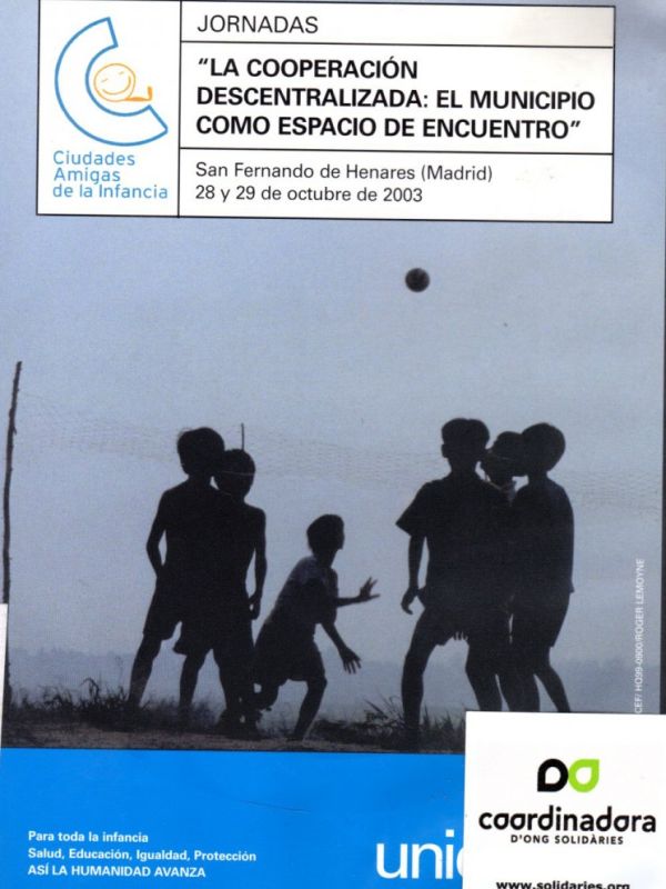 Jornadas la cooperación descentralizada: el municipio como espacio de encuentro