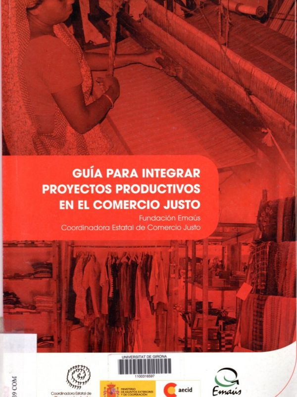 Guía para integrar proyectos productivos en el comercio justo