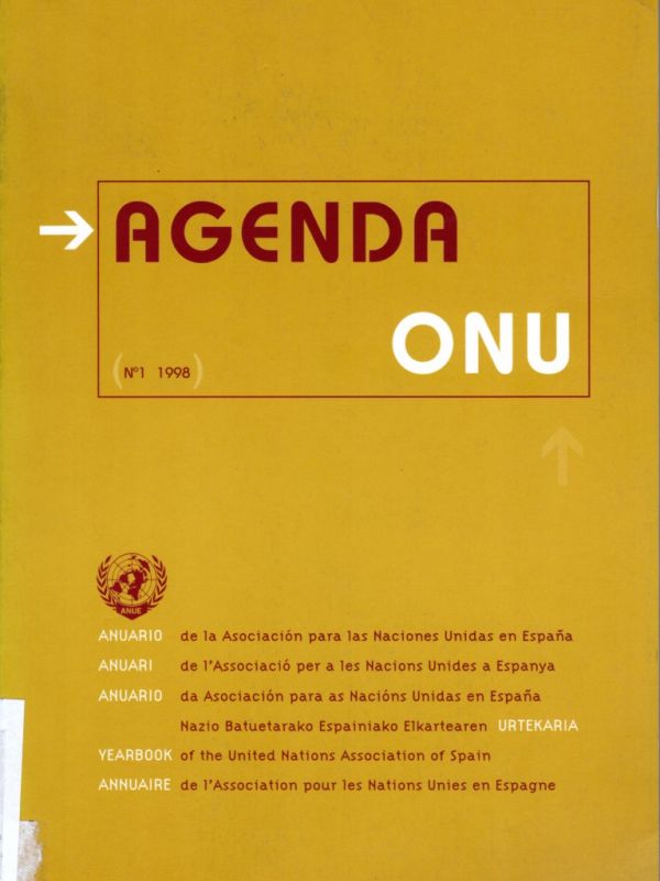 Agenda ONU : anuario de la Asociación para las Naciones Unidas en España 