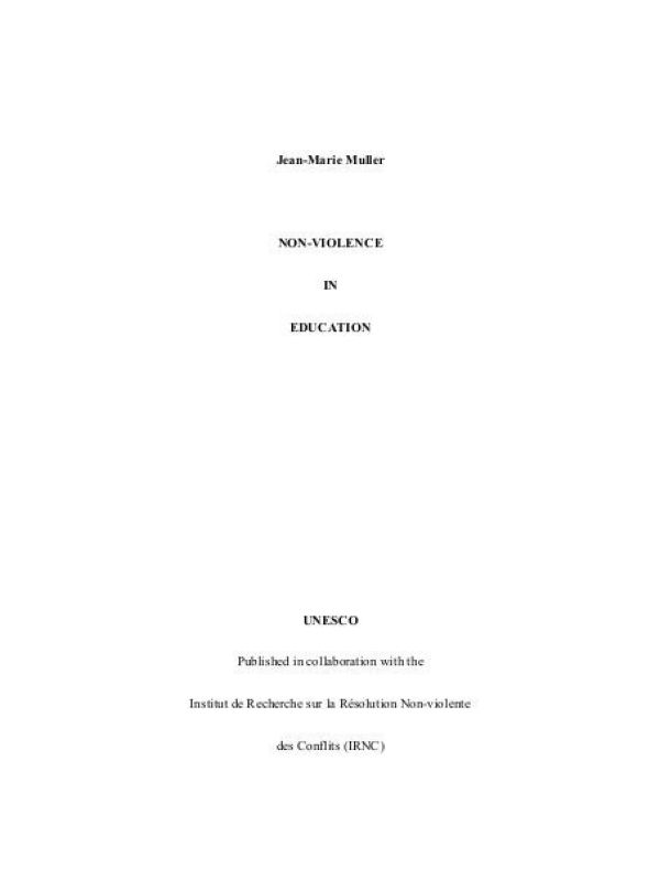 Non-violence in Education