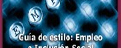 Guia de Estilo: empleo e inclusión social