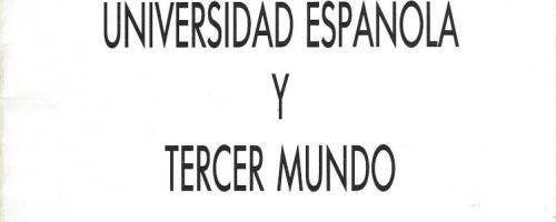 Universidad española y tercer mundo