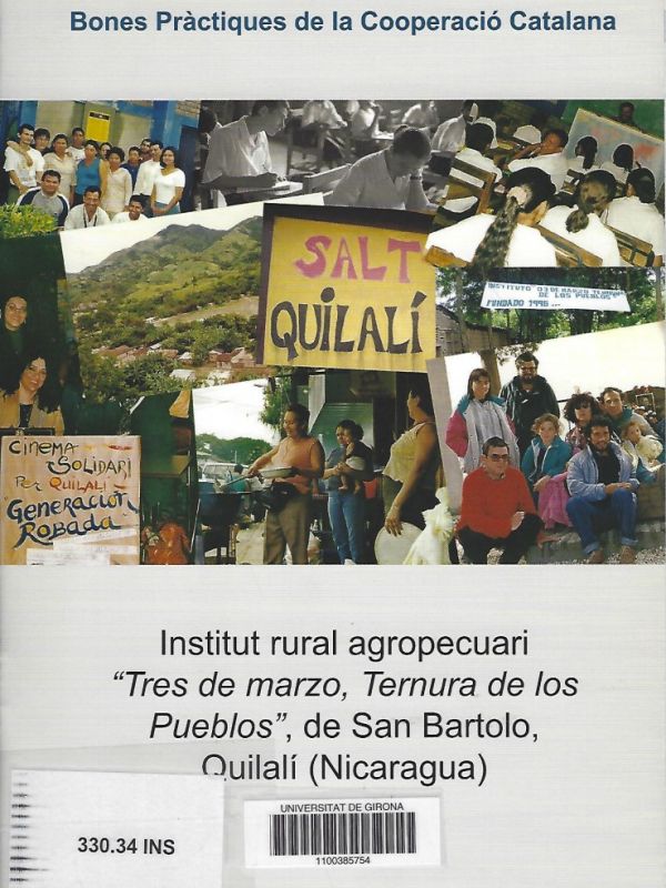 Institut rural agropecuari  Tres de marzo, ternura de los pueblos, de San Bartolo, Quilalí (Nicaragu