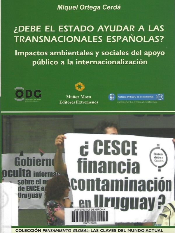 ¿Debe el estado ayudar a las transnacionales españolas? Impactos ambientales y sociales del apoyo 