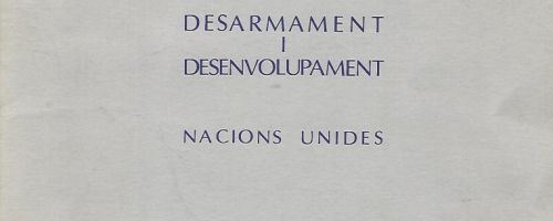 Desarmament i desenvolupament 