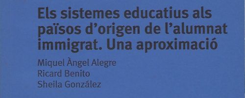 Els Sistemes educatius als països d'origen de l'alumnat immigrat. Una aproximació 