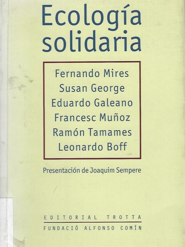 Ecología solidaria 