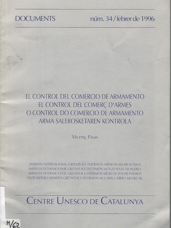 El Control del comercio de armamento = El Control del comerç d'armes = O Control do comercio de arma