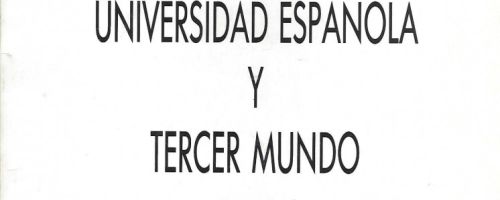 Universidad española y tercer mundo