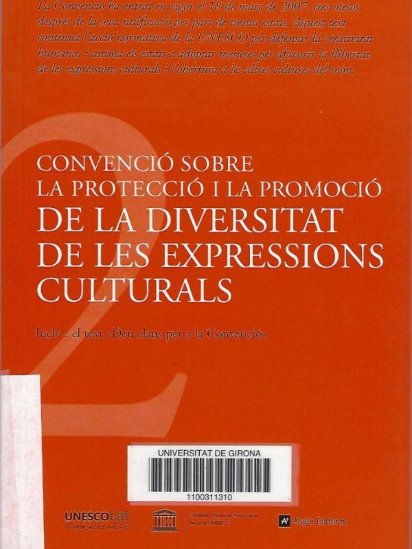 Convenció sobre la protecció i la promoció de la diversitat de les expressions culturals