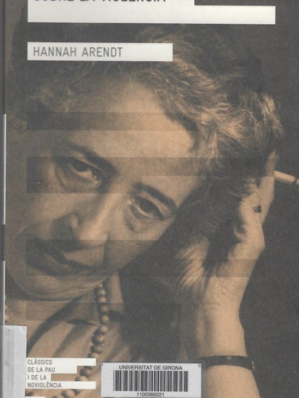 portada del llibre de Hannah Arendt