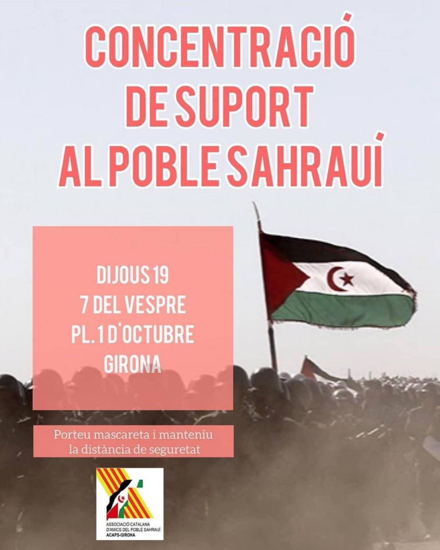 Tot el nostre suport al Poble Sahrauí